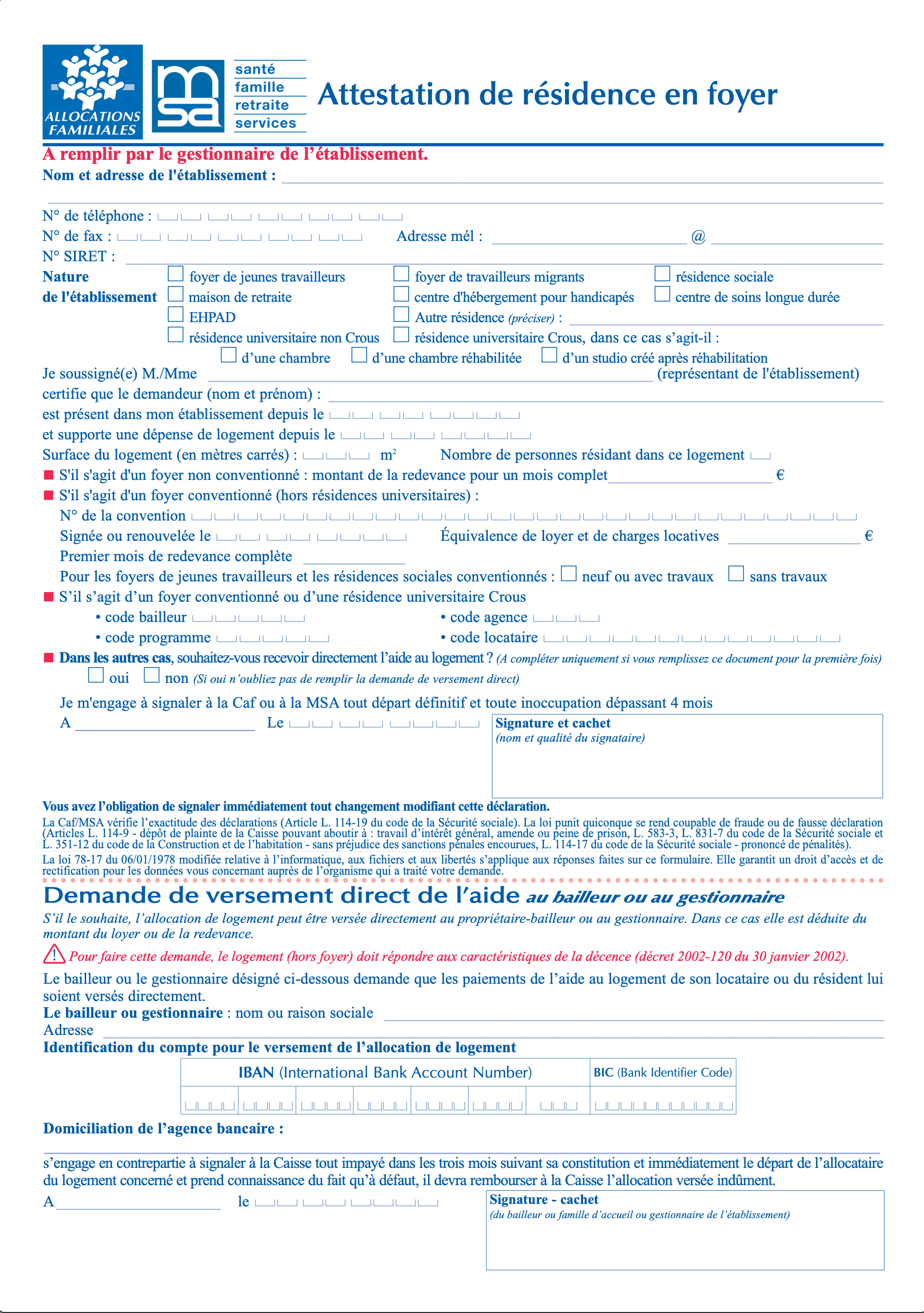 Votre Attestation De Loyer Ou Résidence En Foyer En Ligne